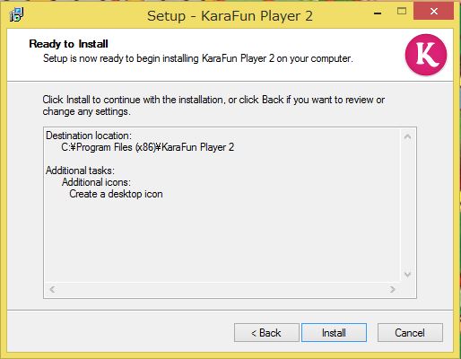KarafunのPC用ソフトのインストール手順
